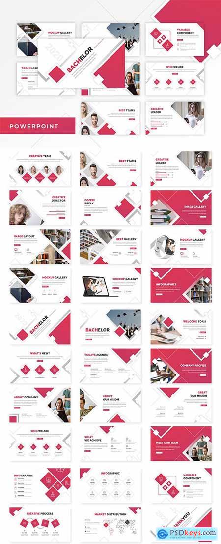 Bachelor - Education Powerpoint, Keynote and Google Slide Template