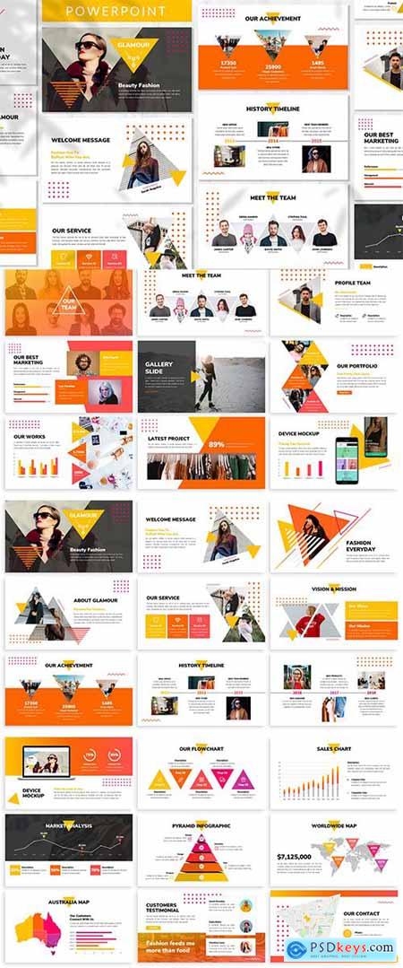 Glamour - Fashion Powerpoint Template