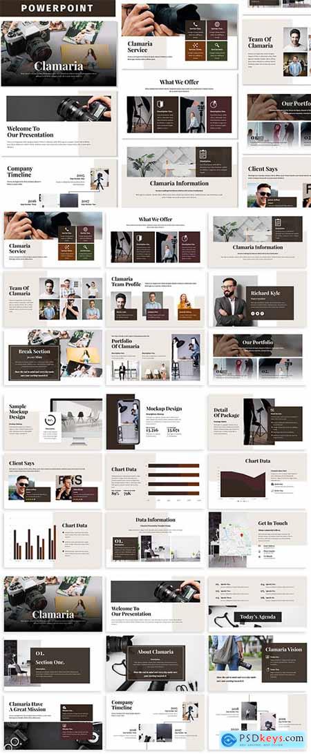 Clamaria - Business Powerpoint Template