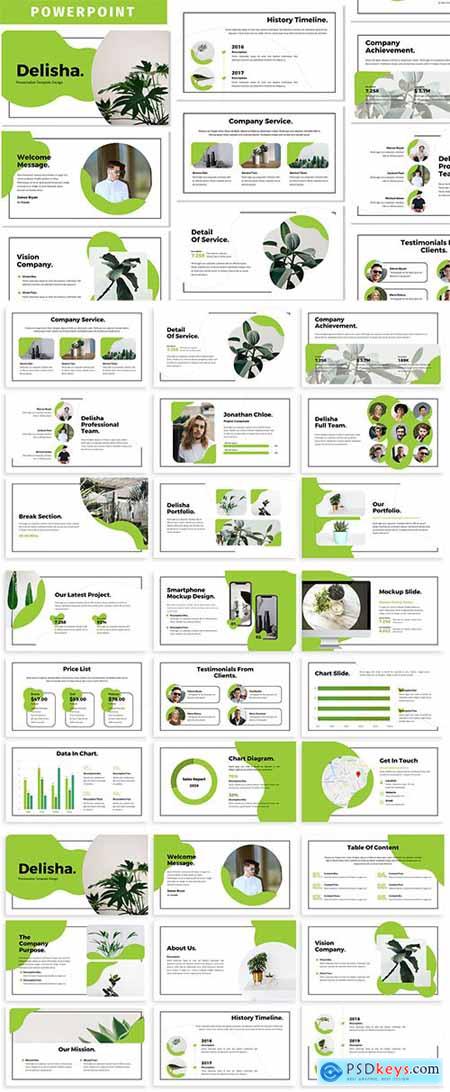 Delisha - Business Powerpoint Template