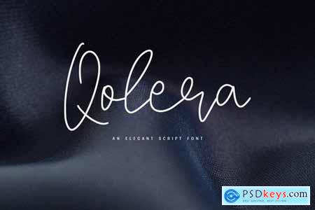 Qolera - An Elegant Script Font