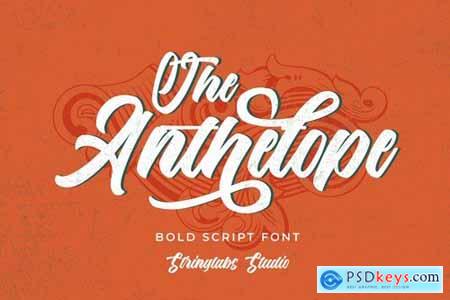 The Anthelope - Retro Bold Script Font 4713237