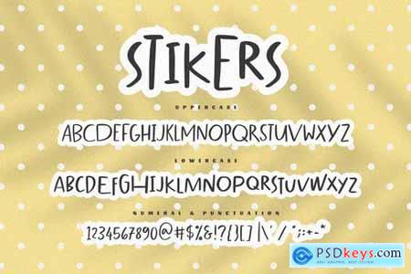 Stikers - The Doodles Font