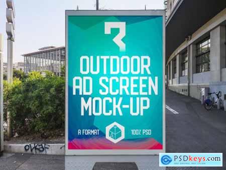 Outdoor Ad Screen MockUps Bundle 4655707
