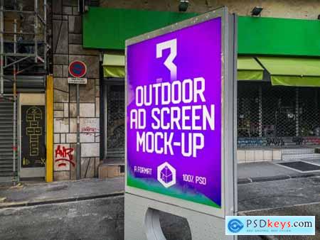 Outdoor Ad Screen MockUps Bundle 4655707
