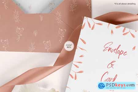 Card and Envelope Mockups - A5 Size