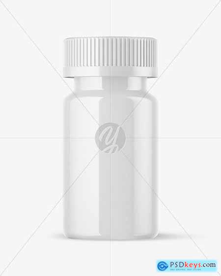 Glossy Pills Bottle Mockup 56652