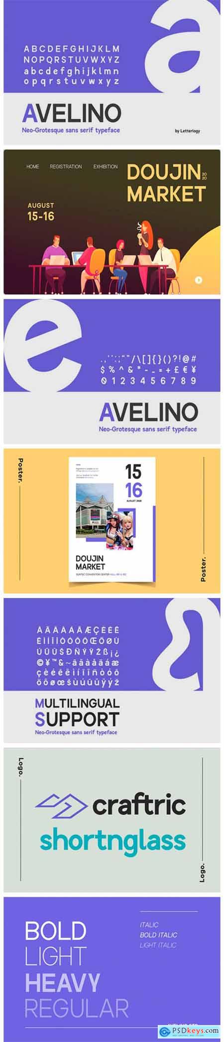 Avelino MTL Font Family