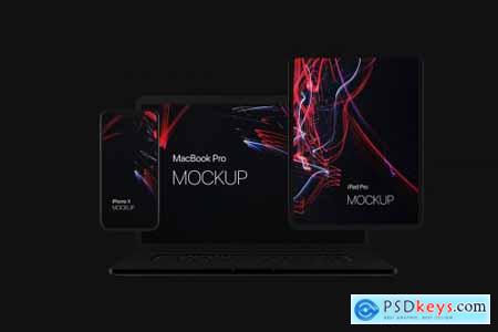 Black Devices Mockup Set 3662295