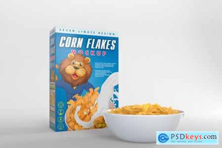 Download Creativemarket Cereal Package Mockup 4124464