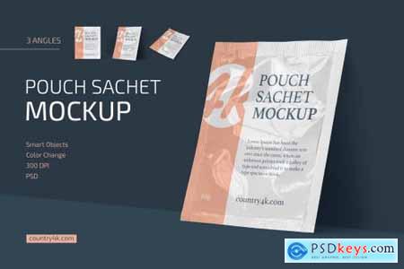 Pouch Sachet Mockup Set 4716248