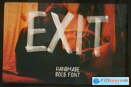 Exit Brush & SVG Font