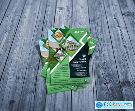 Real estate creative Flyer template 4686229