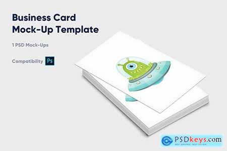 Business Card Mock-Up Template - Vol2