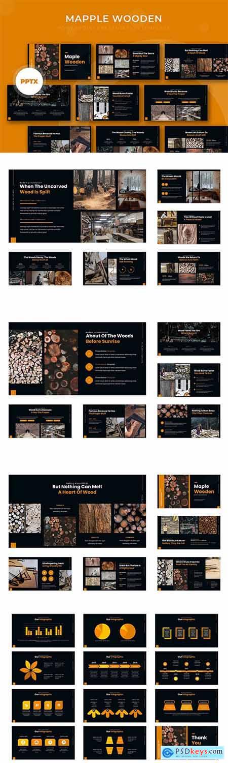 Maple Wooden - Powerpoint, Keynote and Google Slide Template