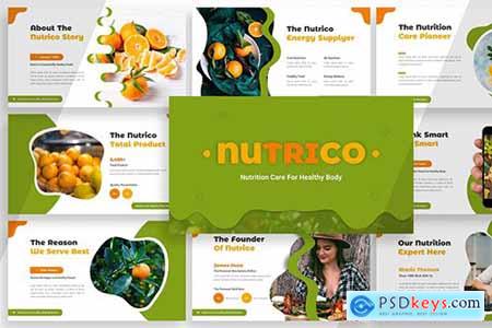 Nutrico - Nutrition Care Powerpoint, Keynote and Google Slide Template