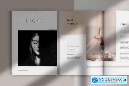 Light Creative Portfolio Brochure 4444948