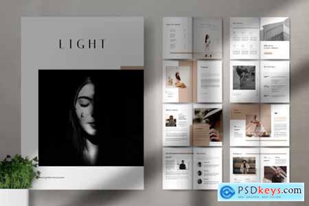 Light Creative Portfolio Brochure 4444948