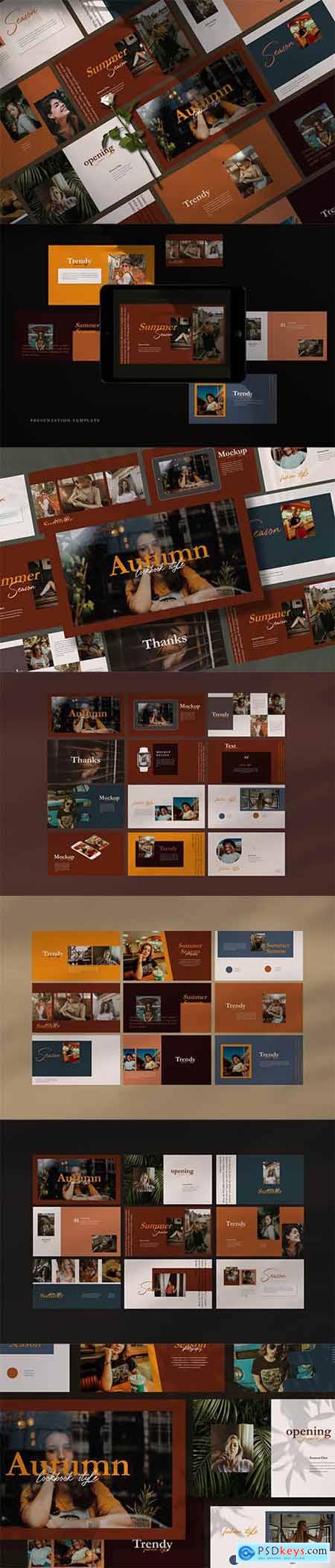 Autumn Creative Business Powerpoint, Keynote and Google Slide Template