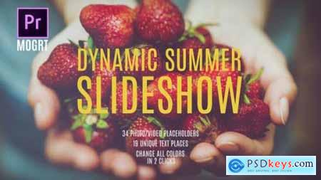 Summer Dynamic Slideshow MOGRT 26170518