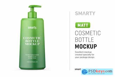 Matt cosmetic bottle mockup 4707289