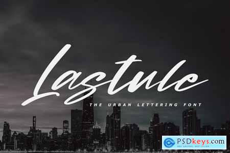 Lastule - The Urban Lettering Font