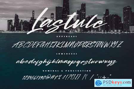 Lastule - The Urban Lettering Font