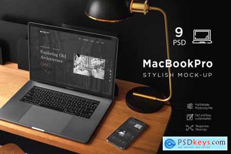 MacBook Pro Stylish MockUp 4749525
