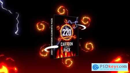 220+ Cartoon Elements Pack 22561087