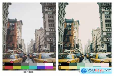 50 Teal & Yellow Lightroom Presets and LUTs 4747346
