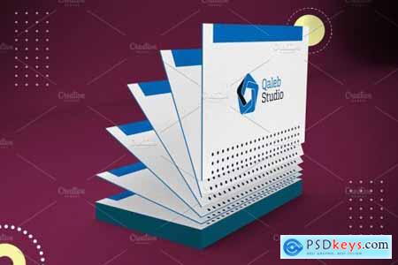 Abstract Business Cards Mockup 4657804