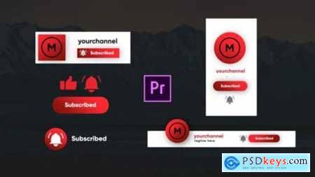 Youtube Subscribe Elements- Premiere Pro 26207895