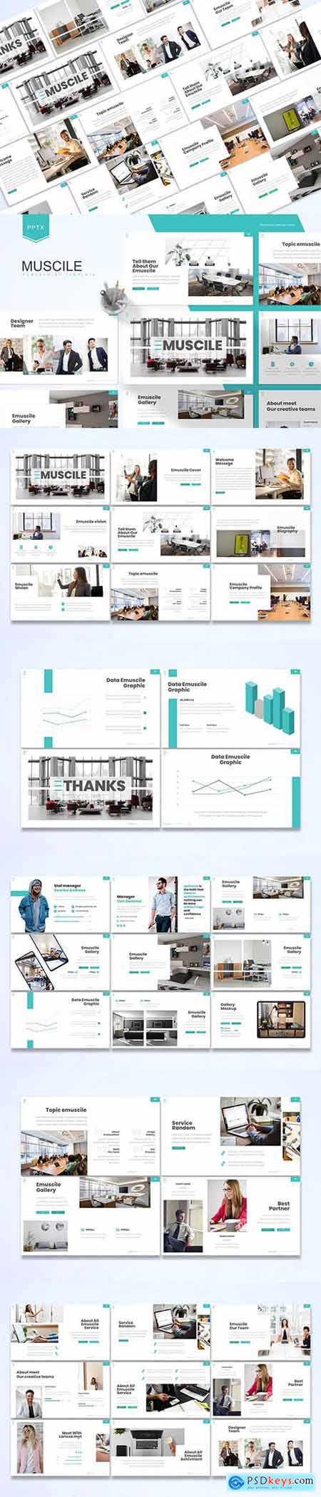 Emuscile - Business Powerpoint, Keynote and Google Slide Template