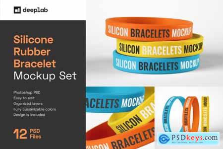 Download Creativemarket Silicone Rubber Bracelet Mockup 4774396