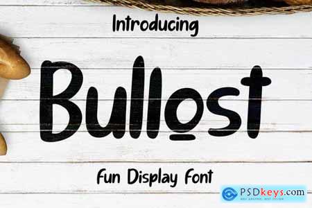 Bullost Fun Display Font
