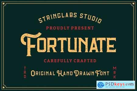 Fortunate - Original Hand Drawn Font 4645619