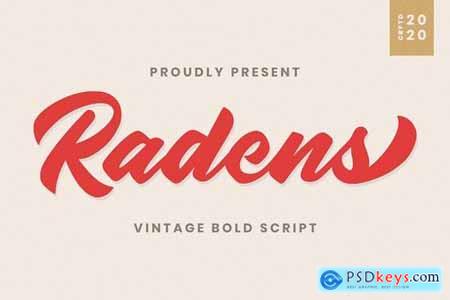 Radens - Vintage Bold Script 4748779