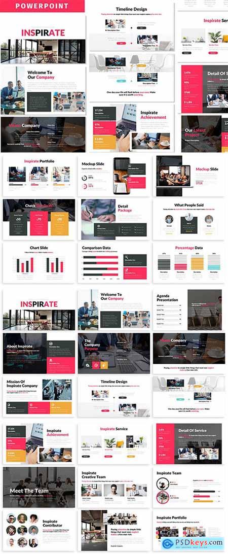 Inspirate - Business Powerpoint, Keynote and Google Slide Template