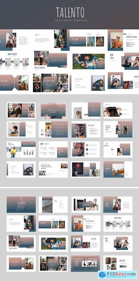 Talento Powerpoint, Keynote and Google Slides Templates