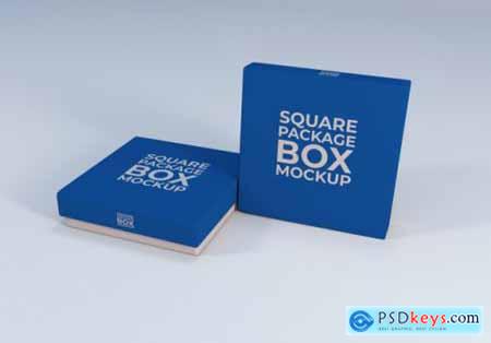 Download Square package box mockup » Free Download Photoshop Vector ...