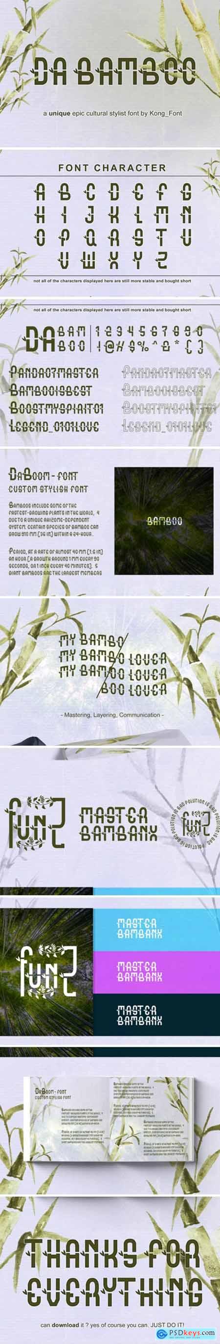 Da Bamboo Font