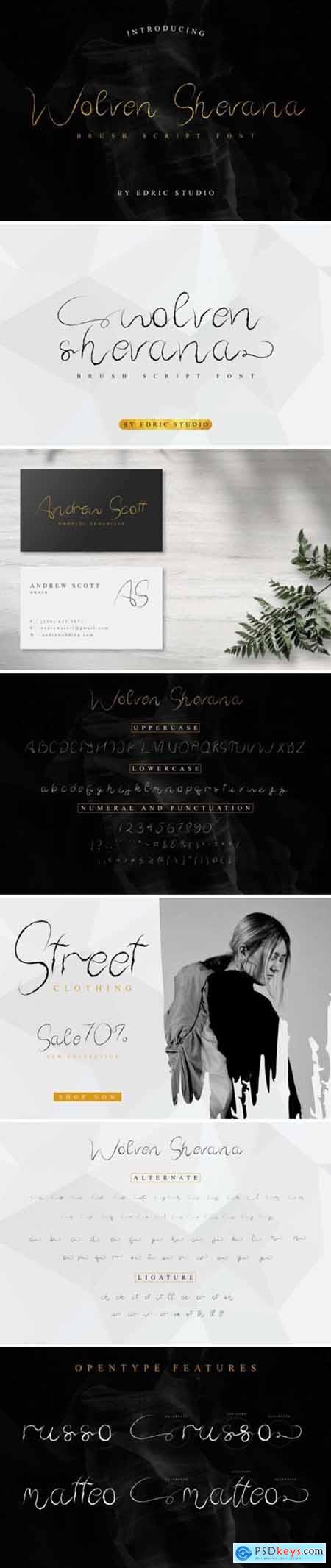 Wolven Shevana Font