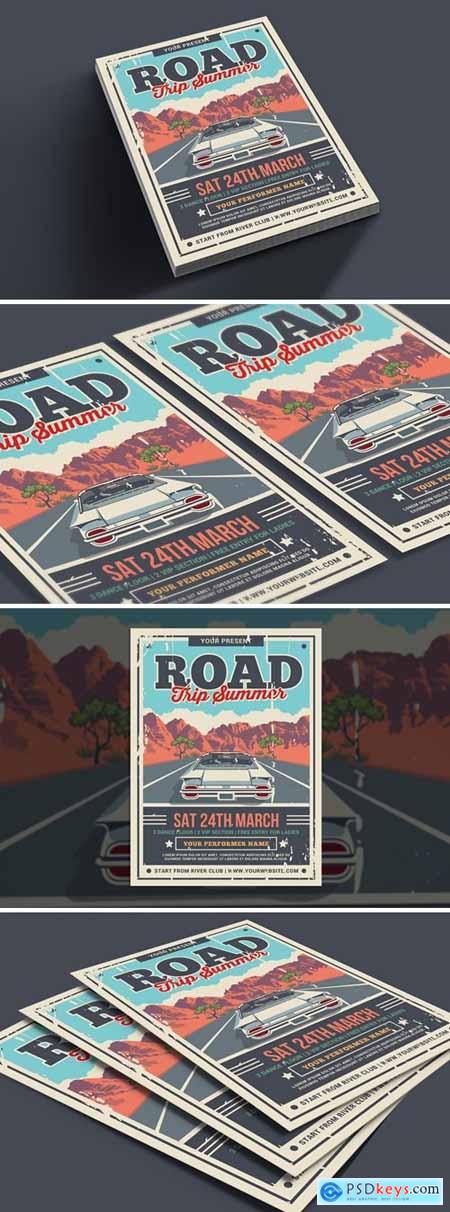 Road Trip Summer Flyer