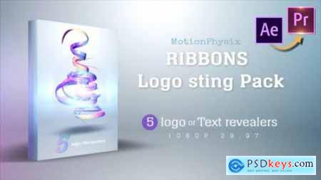 Ribbon logo Sting Pack Premiere PRO 26277330
