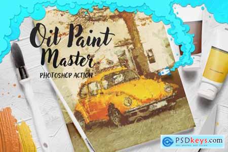 Oil Paint Master Photoshop Action