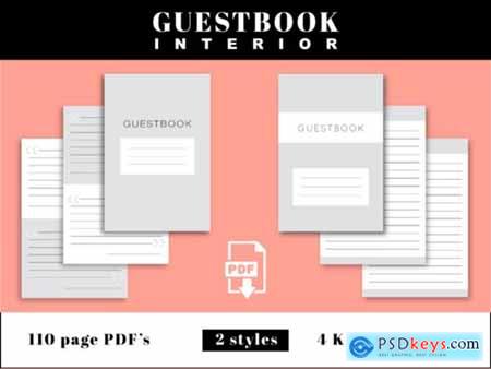 KDP Guestbook Interior Bundle 3825859