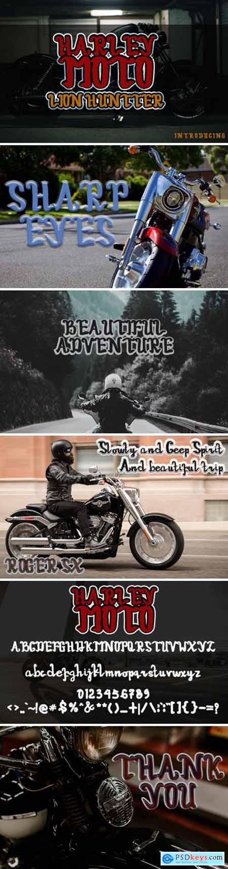 Harley Moto Font