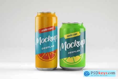 Soda Can Mockup Set 4536023