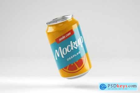 Soda Can Mockup Set 4536023