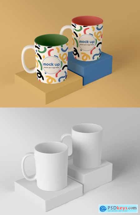 coreldraw vector 2 coffee cups